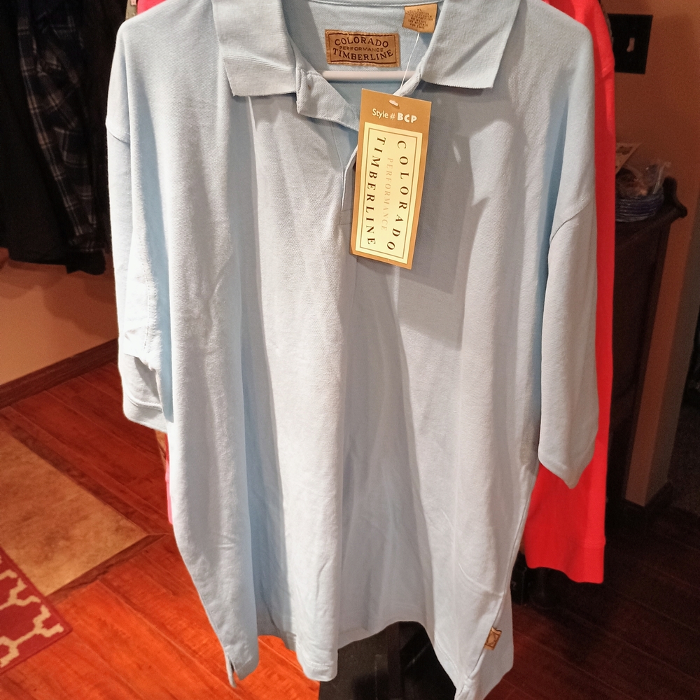 Colorado Timberline Men's Light Blue Polo Shirt